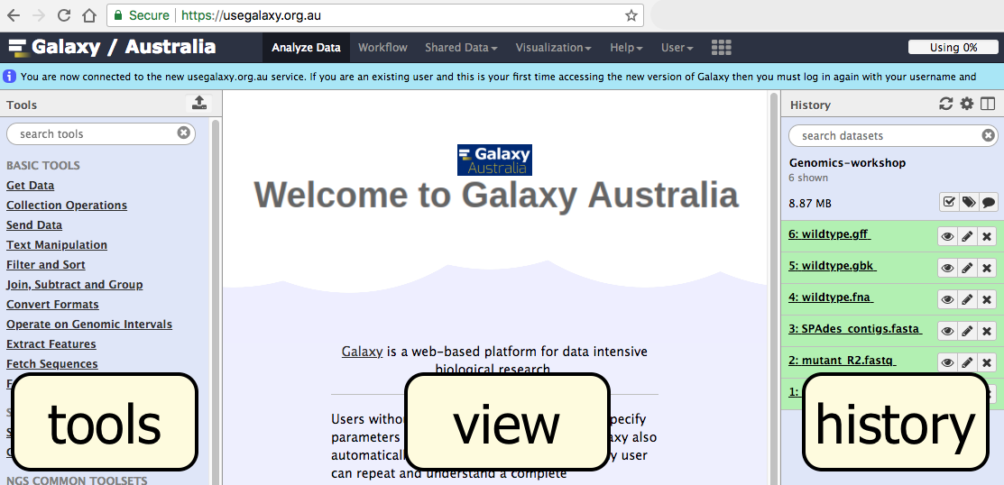 galaxy overview screenshot